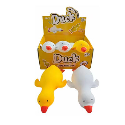 24Pack Giant Oversized Duck Squeeze Squishy Toy Soft Big Jumbo Duck Stress Relief Fidget Squeezy Toy for Kids Adults Anxiety Calming Play-CNLCA