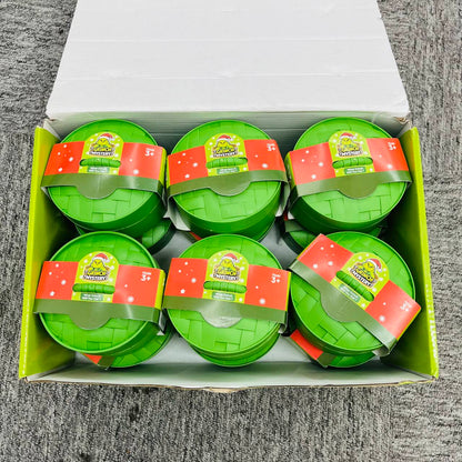 8.5cm Xmas Glow in dark Grinch Bun Squishy Glowing Grinch Dumpling Squeeze Fidget Toys for Christmas-CNLCA