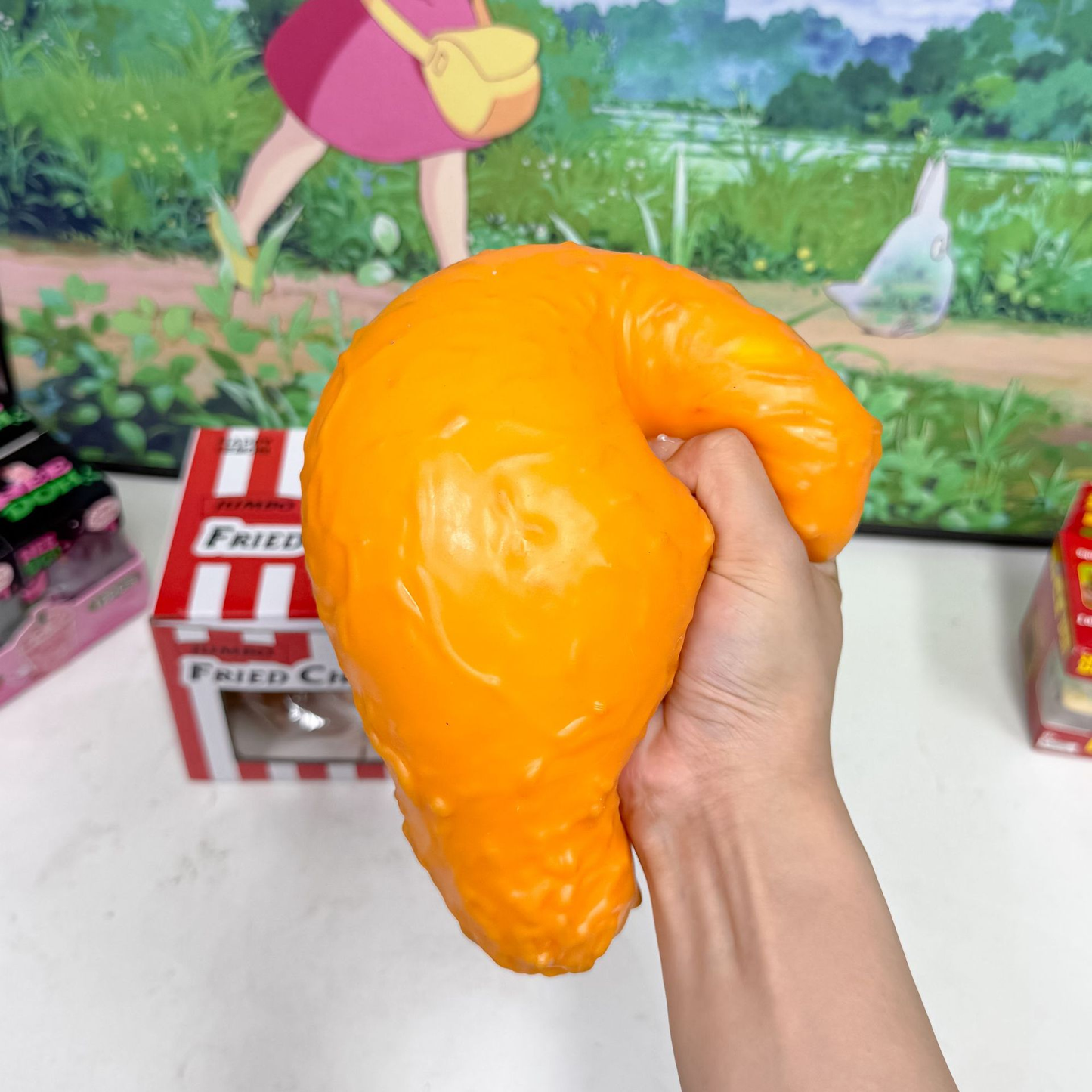 Jumbo Fried Chicken Drumstick Squishy Sensory Stress Relief Fidget Toy-CNLCA