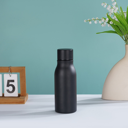 350ml 500ml Powder Coated Stainless Steel Water Bottle for Laser Engraving-CNLCA