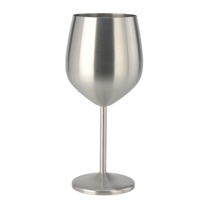 18oz Stainless Steel Electroplated High-legged Red Wine Cup and Champagne Glass Burgundy Wine Tumbler For Laser-CNLCA