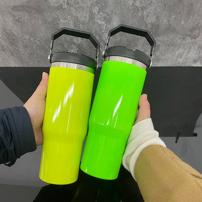 30oz Neon Colors Blank Sublimation 30oz Flip Straw Water Bottle Tumbler-CNLCA