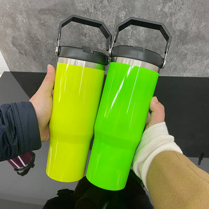 30oz Neon Colors Blank Sublimation 30oz Flip Straw Water Bottle Tumbler-CNLCA