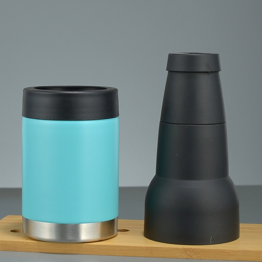 3 in 1 Can Cooler Stainless Steel Beer Coke Cooling Tumbler With Bottle Opener for Laser-CNLCA