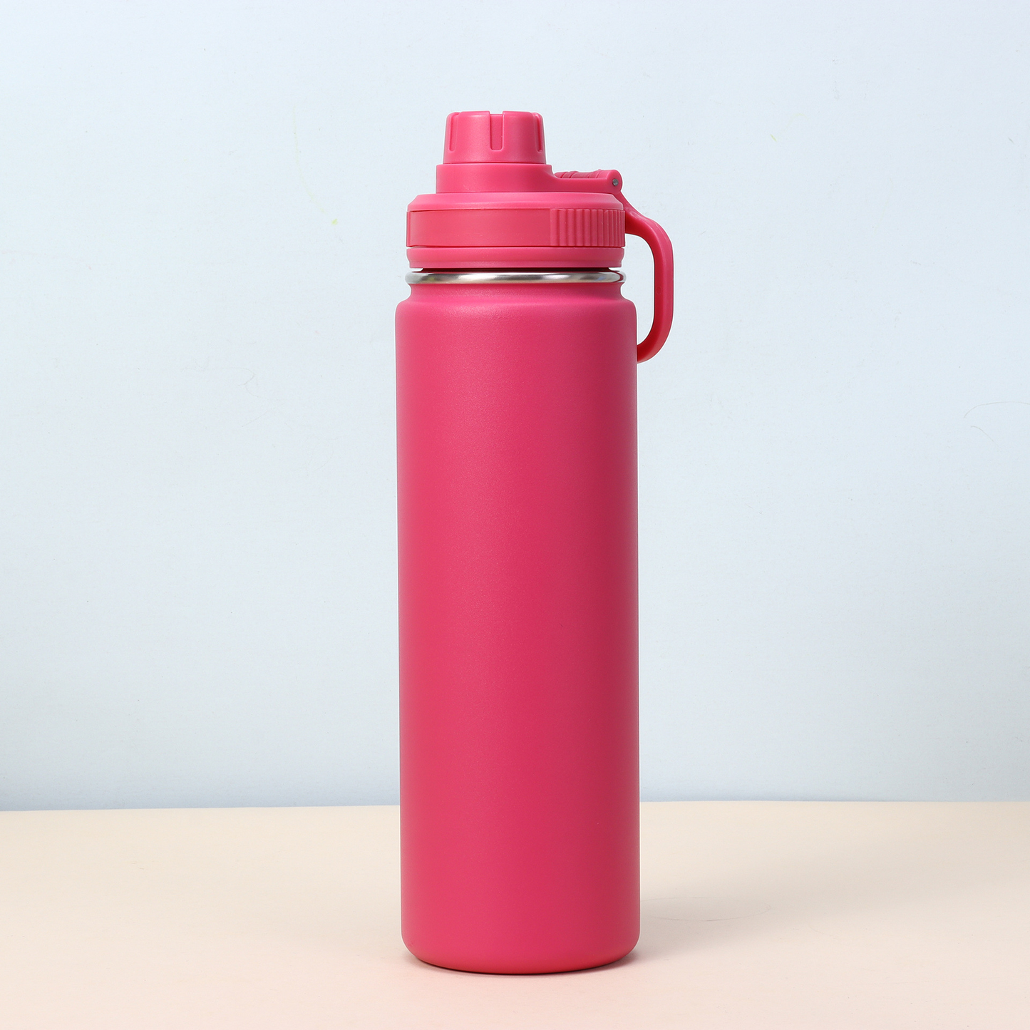 24oz Powder Coated Stainless Steel Vacuum Flask Tumbler Water Bottle For Laser Engraving-CNLCA