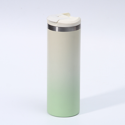 500ml 17oz Ombre Color Double Wall Stainless Steel Straight Tumbler Cup for Laser Engrave-CNLCA