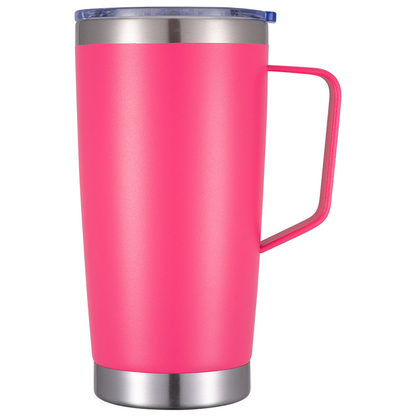20oz 30oz Powder Coated Tumbler with Handle for Laser Engraving-CNLCA