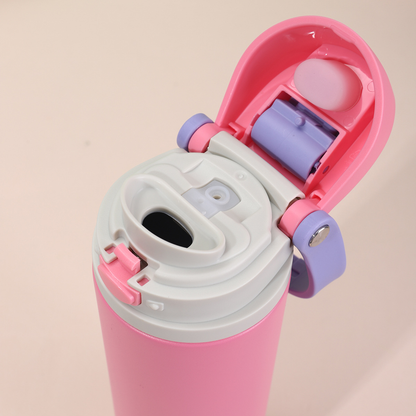 19oz 550ml/ 25oz 750ml Sports Handle Flip Straw Lid Stainless Steel Insulated Owala Style Water Bottle Double Drinking Tumbler for Laser Engrave-CNLCA