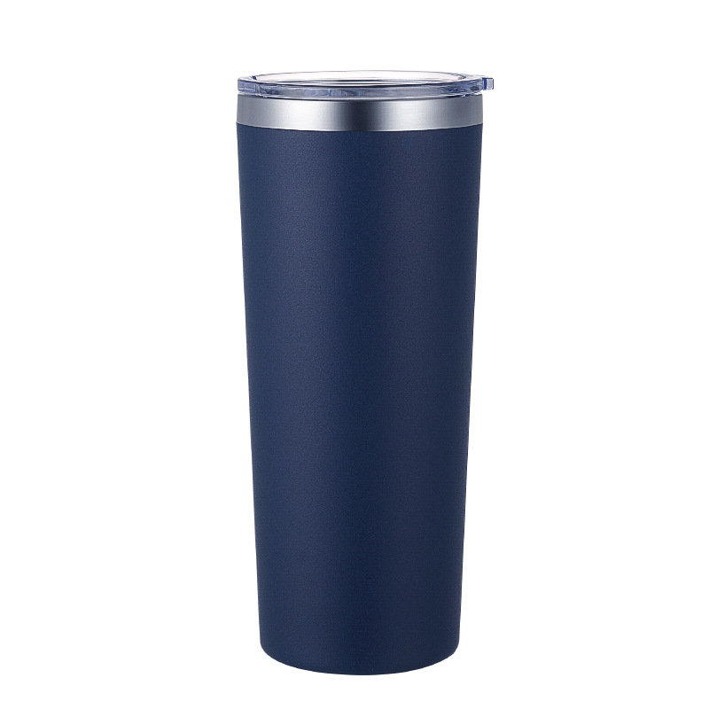 22oz Muti Colors Powder Coated Stainless Steel Car Tumbler For Laser Engrave-CNLCA