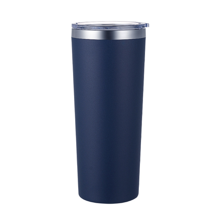 22oz Muti Colors Powder Coated Stainless Steel Car Tumbler For Laser Engrave-CNLCA