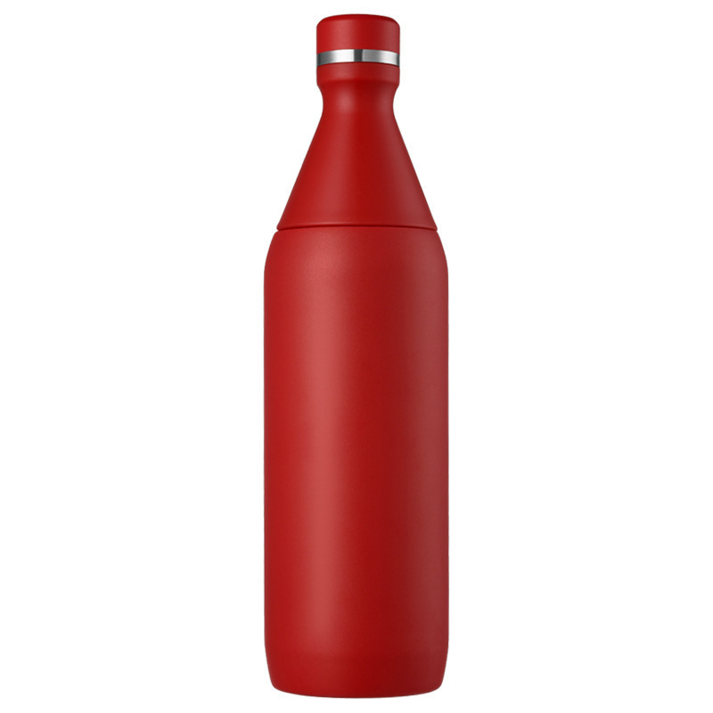 20oz Powder Coated Insulated Bowling Ball Cup Stainless Steel Sports Stanley Style Water Bottle for Laser Engraving-CNLCA