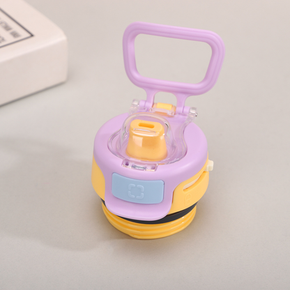 22oz 650ml Handle Bouncing Lid Fashion Sports Stainless Steel Insulated Owala Style Water Bottle Tumbler for Laser Engrave-CNLCA