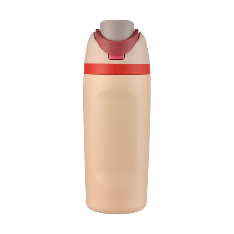 Pick Colors 16oz Owala Style Flip Straw Lid Insulated Stainless Steel Sports Water Bottle for Laser Engrave-CNLCA