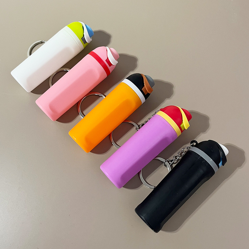 Owala Style Tumbler Shaped Keychain Tumbler Accessories Keyring-CNLCA
