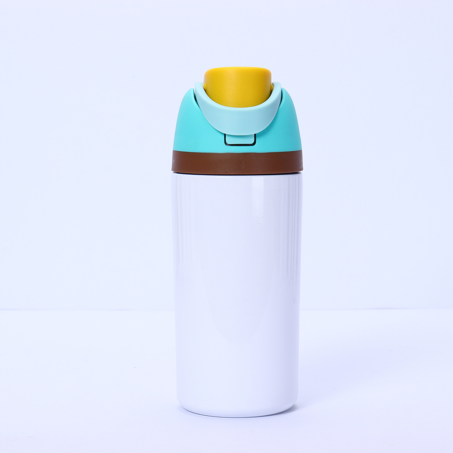 16oz/19oz/24oz/32oz Flip Straw Lid White Sublimation Stainless Steel Sports Owala Style Water Bottle-CNLCA