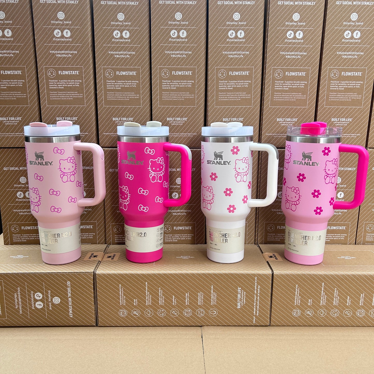 40oz Stanley Style Hello Kitty Quencher Tumblers -CNLCA