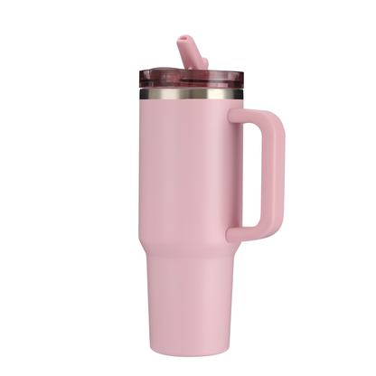 40oz New Color Autumn Winter Protour Flip Straw Lids Stainless Steel Tumbler for Laser-CNLCA