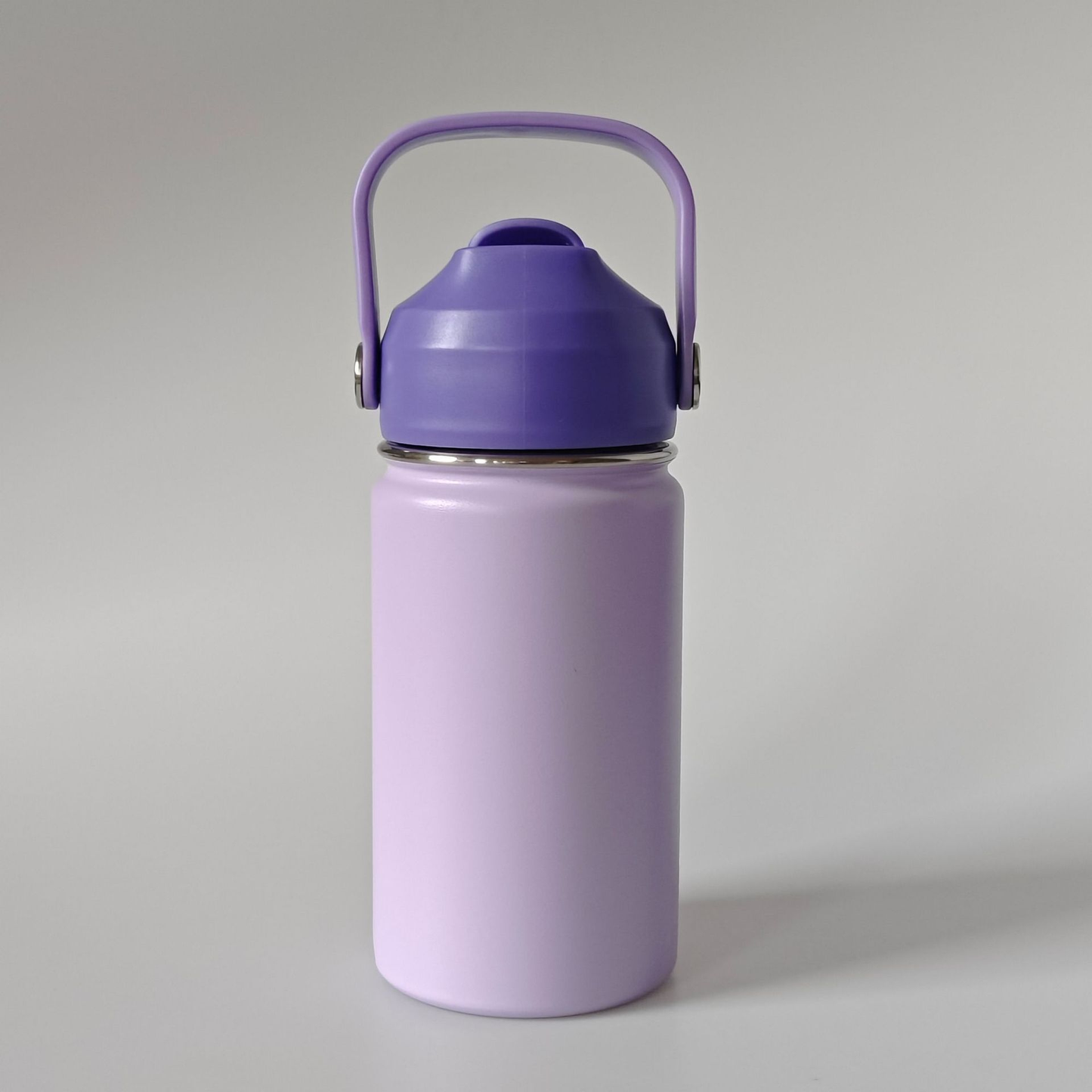 12oz Powder Coated Flip Straw Lids Tumbler Bottle For Laser Engraving-CNLCA