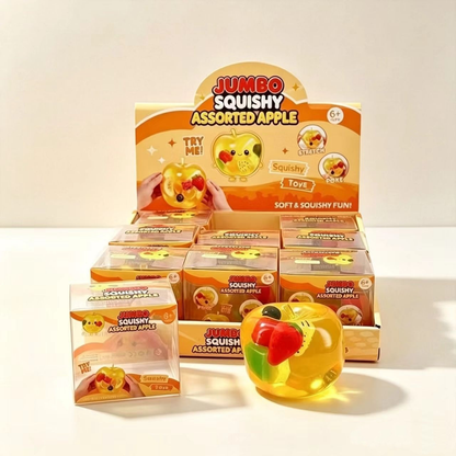 36Pack Apple Squishy Vaseline Filled No Rebound Apple Squishy Fruit Squeeze Fidget Toys-CNLCA