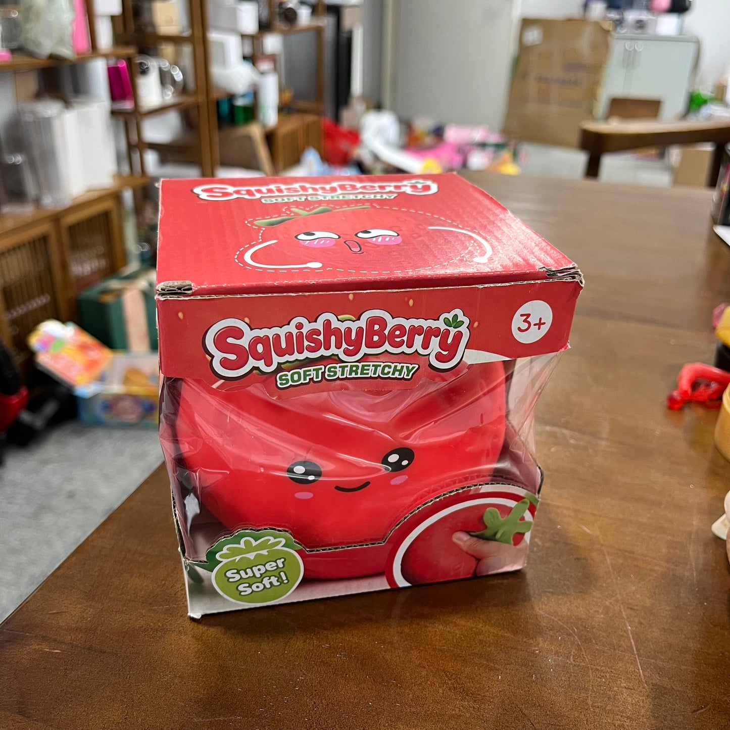 15cm Large Size Giant Strawberry Stress Relief Squishy Toy Soft Big Jumbo Red Strawberry Squeeze Fidget Toys-CNLCA