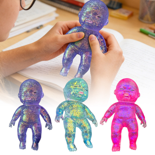 Cute Natasha Baby Doll Squishy Toys TPR Anxiety Stress Relief Fidget Toy-CNLCA