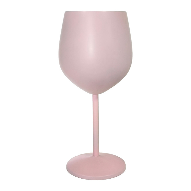 18oz Stainless Steel Electroplated High-legged Red Wine Cup and Champagne Glass Burgundy Wine Tumbler For Laser-CNLCA