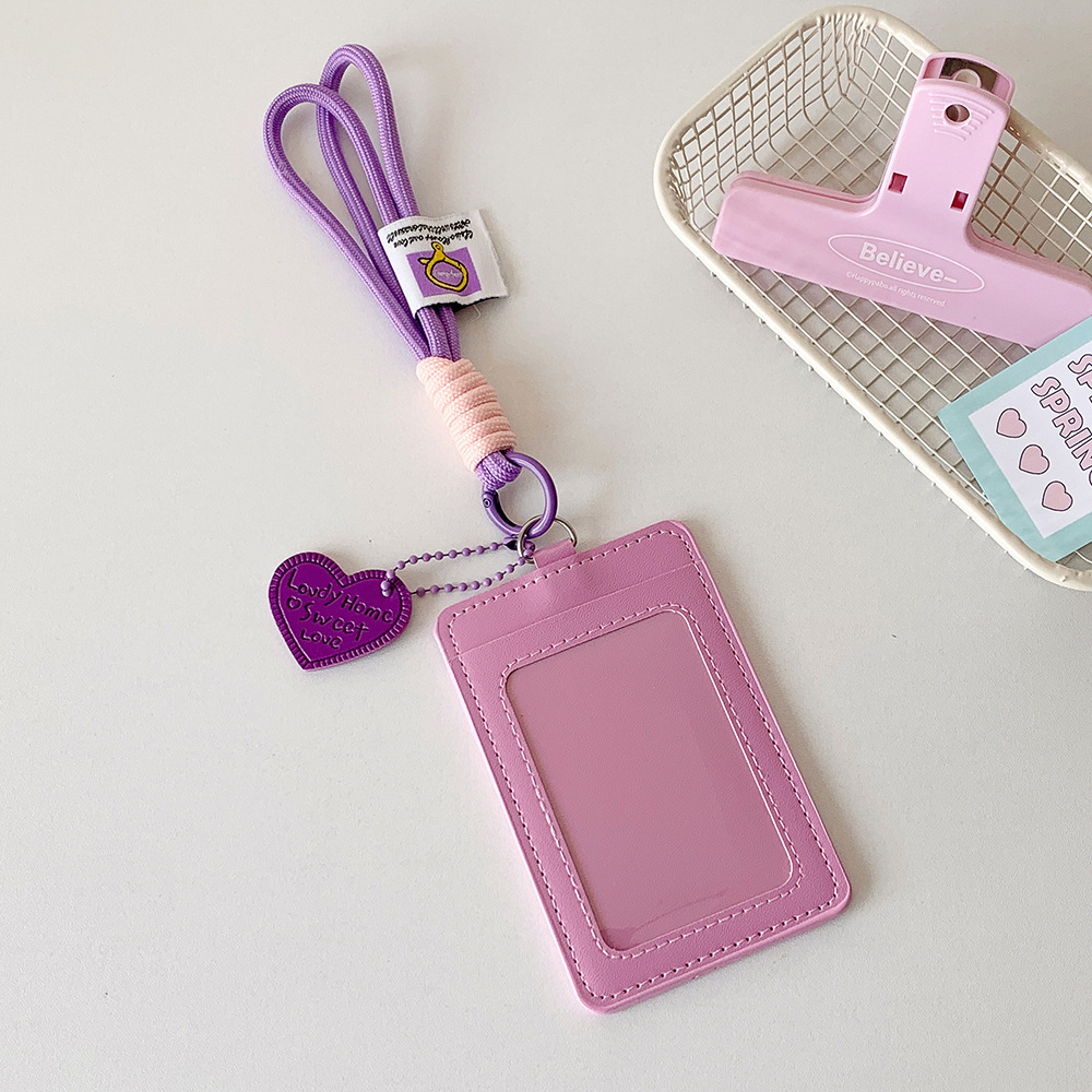 Colorful Company Name Work ID Card Holder Student Card Case-CNLCA