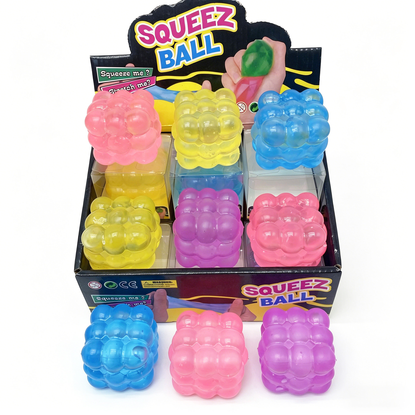5cm Magic Cube Slow Rise Stress Decompression Toy Squishy Fidget Toys Gifts for Anxiety ADHD-CNLCA
