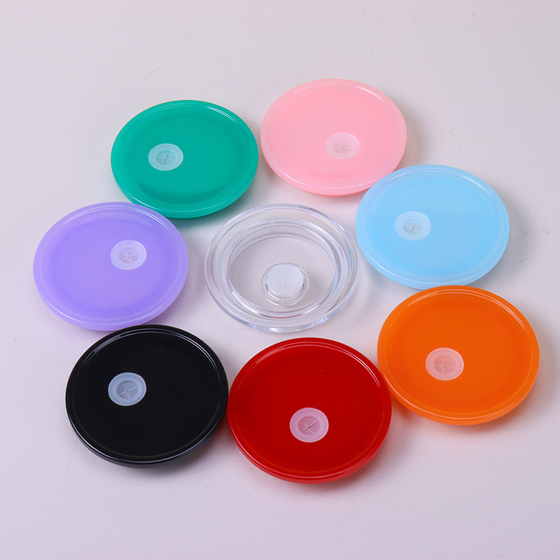 Pick Colors Plastic Acrylic Rhinestone Bling Lids for 16oz Glass Can-USLCA