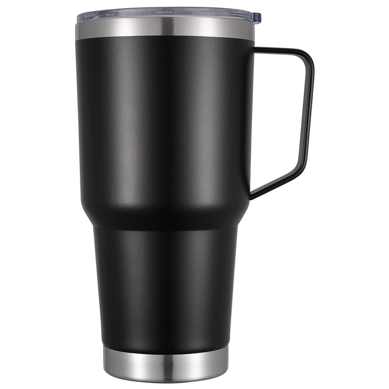 20oz 30oz Powder Coated Tumbler with Handle for Laser Engraving-CNLCA