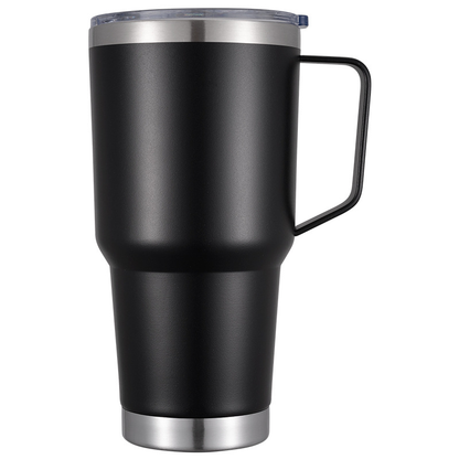 20oz 30oz Powder Coated Tumbler with Handle for Laser Engraving-CNLCA