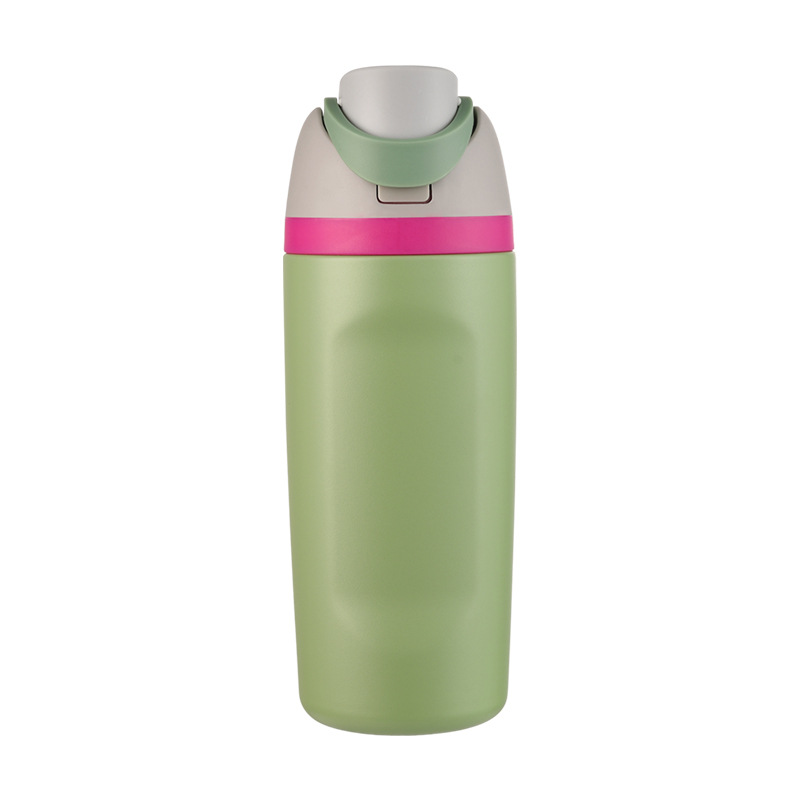 Pick Colors 16oz Owala Style Flip Straw Lid Insulated Stainless Steel Sports Water Bottle for Laser Engrave-CNLCA