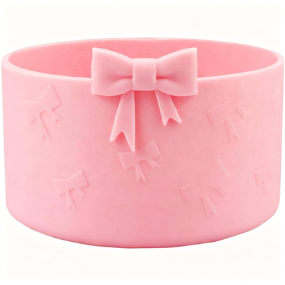 7.5cm Bow Silicone Boot Anti-Slip Cup Sleeve for Stanley Style 40oz Tumbler-CNLCA