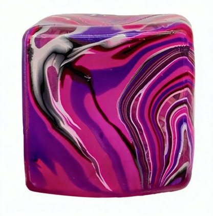 Stress Relief Marbled Cube Squishy Toy Nee Doh Style Soft Squeeze Decompression-CNLCA