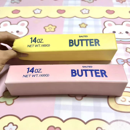 23cm PU Butter Stress Relief Squishy Toy Soft Squeeze Decompression Butter Squishies-CNLCA