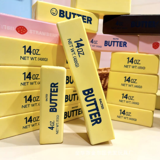 23cm PU Butter Stress Relief Squishy Toy Soft Squeeze Decompression Butter Squishies-CNLCA