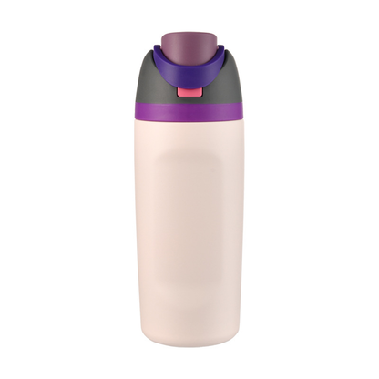 Pick Colors 16oz Owala Style Flip Straw Lid Insulated Stainless Steel Sports Water Bottle for Laser Engrave-CNLCA