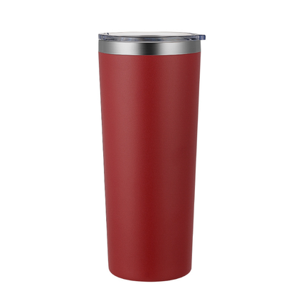 22oz Muti Colors Powder Coated Stainless Steel Car Tumbler For Laser Engrave-CNLCA