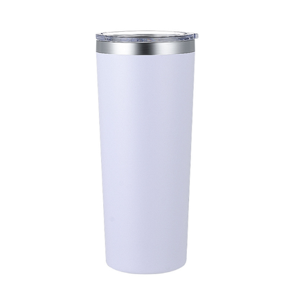 22oz Muti Colors Powder Coated Stainless Steel Car Tumbler For Laser Engrave-CNLCA