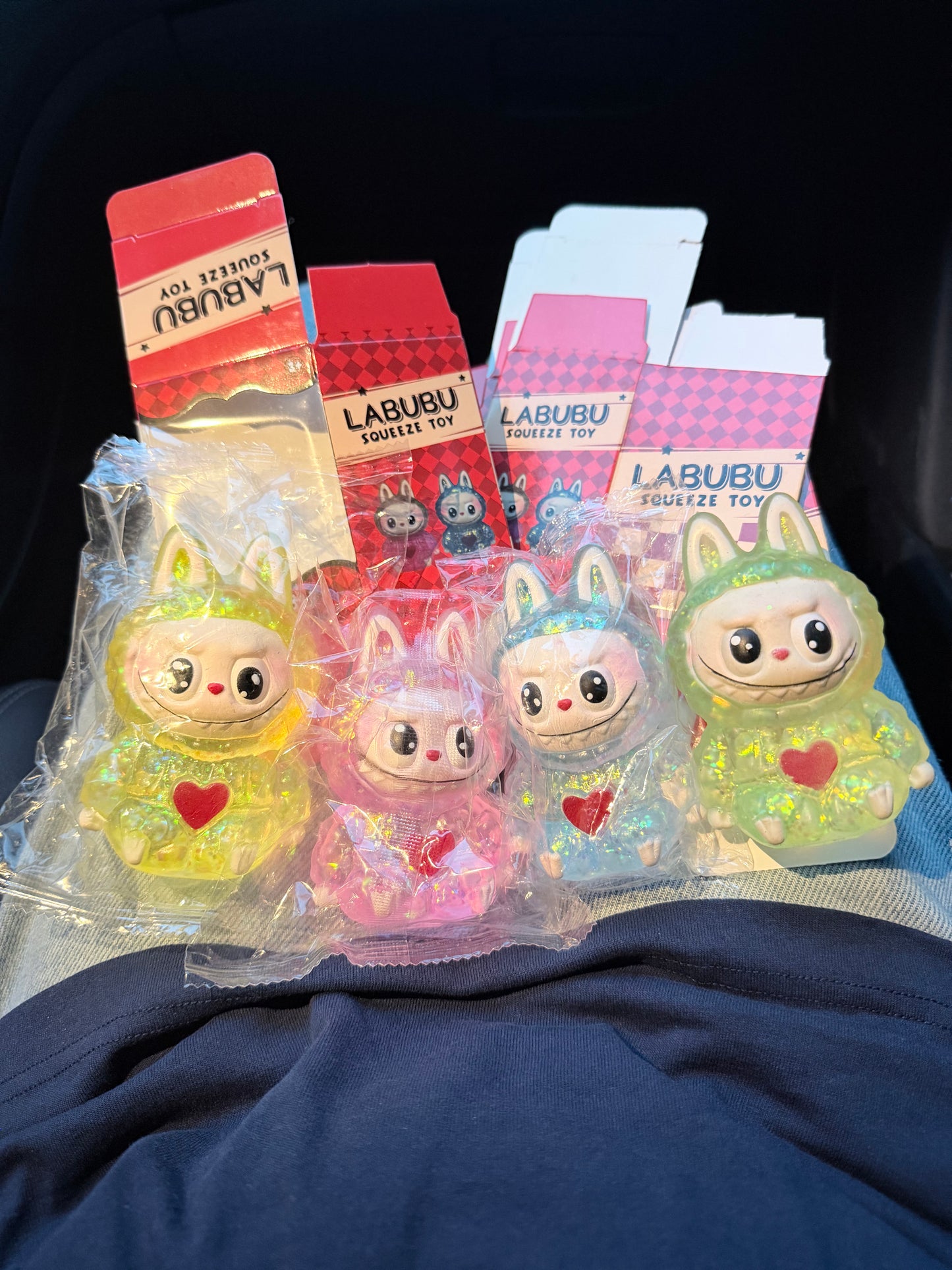 10*6.5cm Cute Labubu Maltose Sugar Stress Relief Squishy Toy Soft Slow Rising Squeeze Fidget Toys-CNLCA