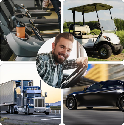 Car Cup Holder Expander Adapter (Adjustable) - Fits Yeti, Nalgene Large 32/40 oz Bottles & Big Drinks-CNLCA