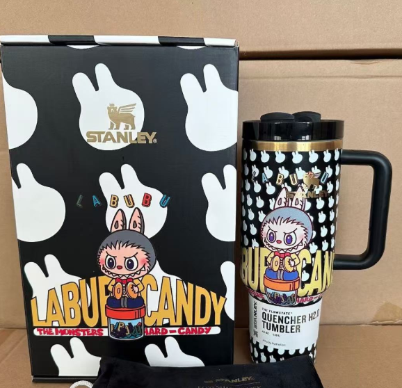 40oz LABUBU Design Stainess Steel Stanley Style Quencher Tumbler-CNLCA