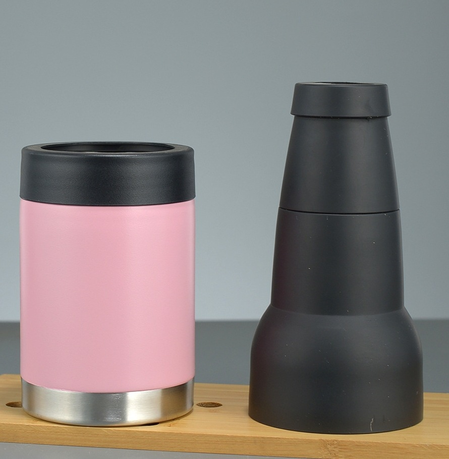 3 in 1 Can Cooler Stainless Steel Beer Coke Cooling Tumbler With Bottle Opener for Laser-CNLCA