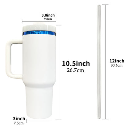 4Pack/8Pack/12Pack 40oz Blue Plated Underneath Powder Coated H2.0 Quencher Tumblers For Laser Engraving-CNLCA