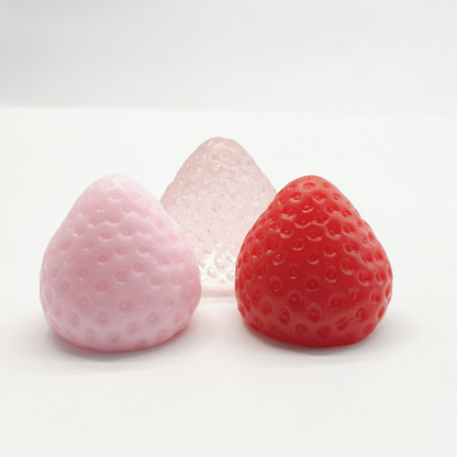 Realistic Simulation Strawberry Squishy Toy Slow Rising Stress Relief Squeeze Toy for Kids Adults-CNLCA