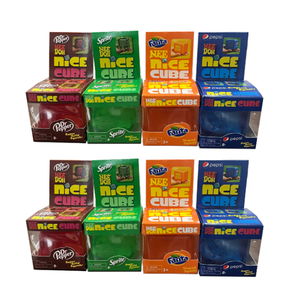 48Pack Needoh Style Maltose Filled Slow Rising Soda Pepsi Fanta Sprite Dr Pepper Co-Branding Nice Cubes Squishy Stress Relief Fidget Toys-CNLCA