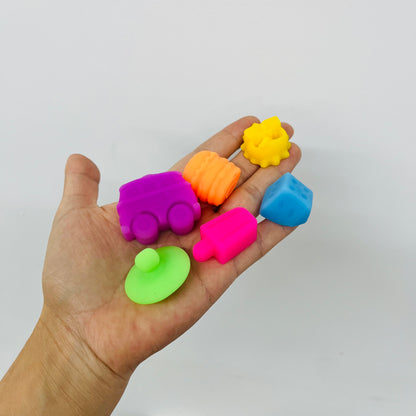 25sets NeeDoh Style TPR 24 Days Christmas Advent Calendar Blind Box Mini Squishy Fidget Toys for Christmas Countdown-CNLCA