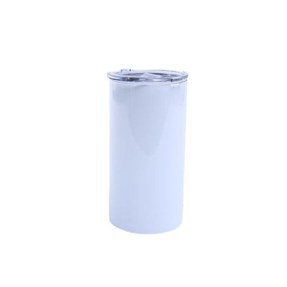 China 12oz Blank Sublimation Skinny Stright Tumbler With Metal Straw-CNLCA