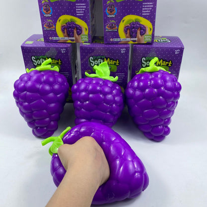 24Pack Giant Oversized Large Grapes Squeeze Squishy Toy Soft Big Fruit Jumbo Stress Relief Fidget Squeezy Toy-CNLCA