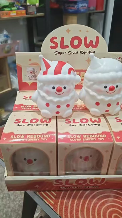 24Pack Giant Jumbo Clown Squishy Toys Red Nose Clown Christmas Squishy Toys Soft Stress Relief Fidget Toys-CNLCA